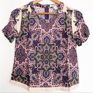 Forever 21 Printed Top Cropped Small